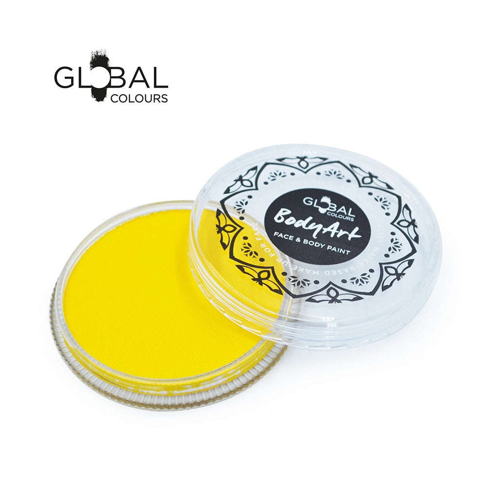 Global Body Art Face Paint - Standard Yellow (32 gm)