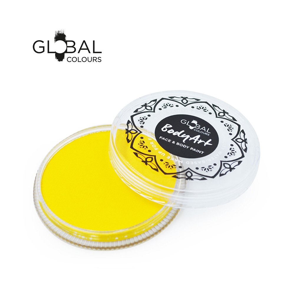 Global Body Art Face Paint - Standard Yellow Light (32 gm)