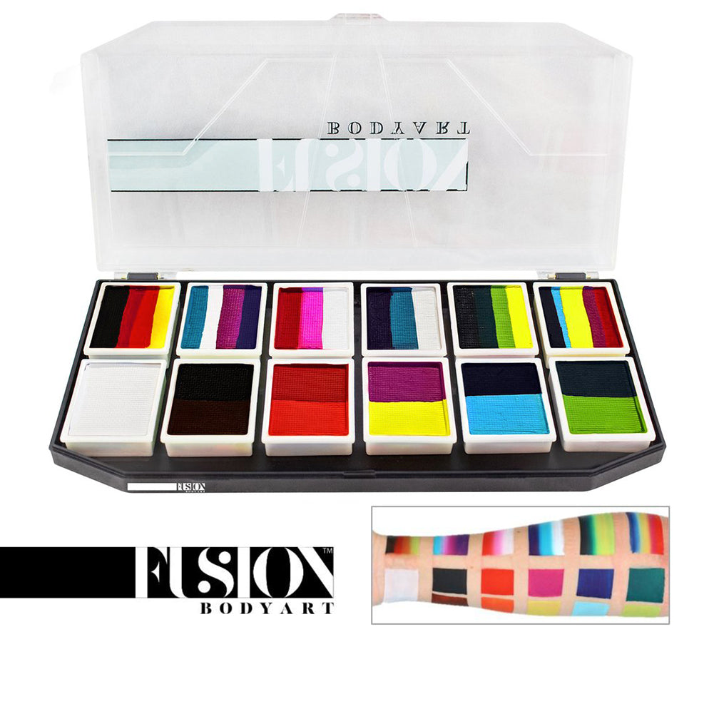 Fusion Body Art Spectrum Face Painting Palette - Carnival Kit