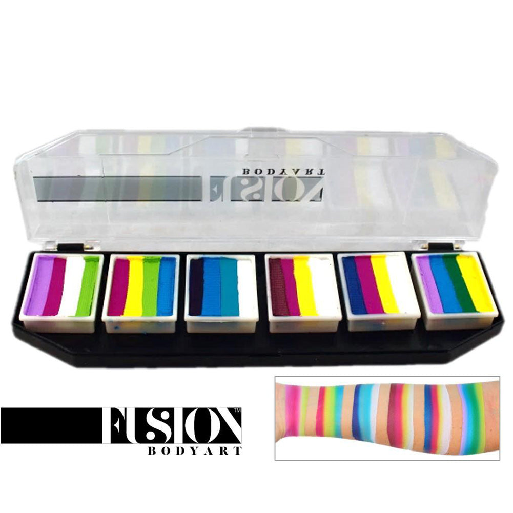 Fusion Body Art Spectrum Palette - Color Punch (6 Cakes/10 gm)