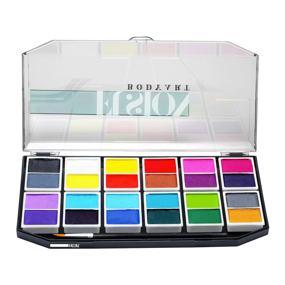 Fusion Body Art The Ultimate Face Painting Palette (24 Colors/5 gm)