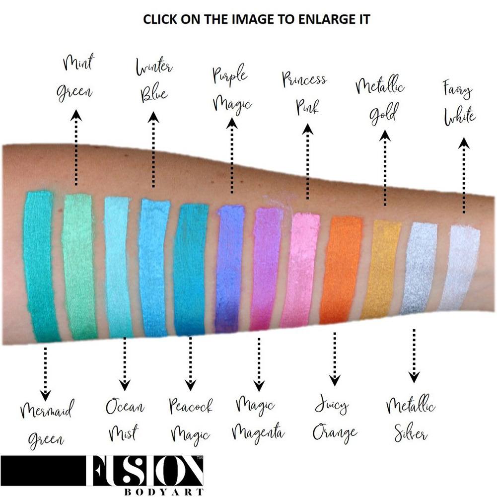 Fusion Body Art Face Paint - Pearl Ocean Mist (25 gm)