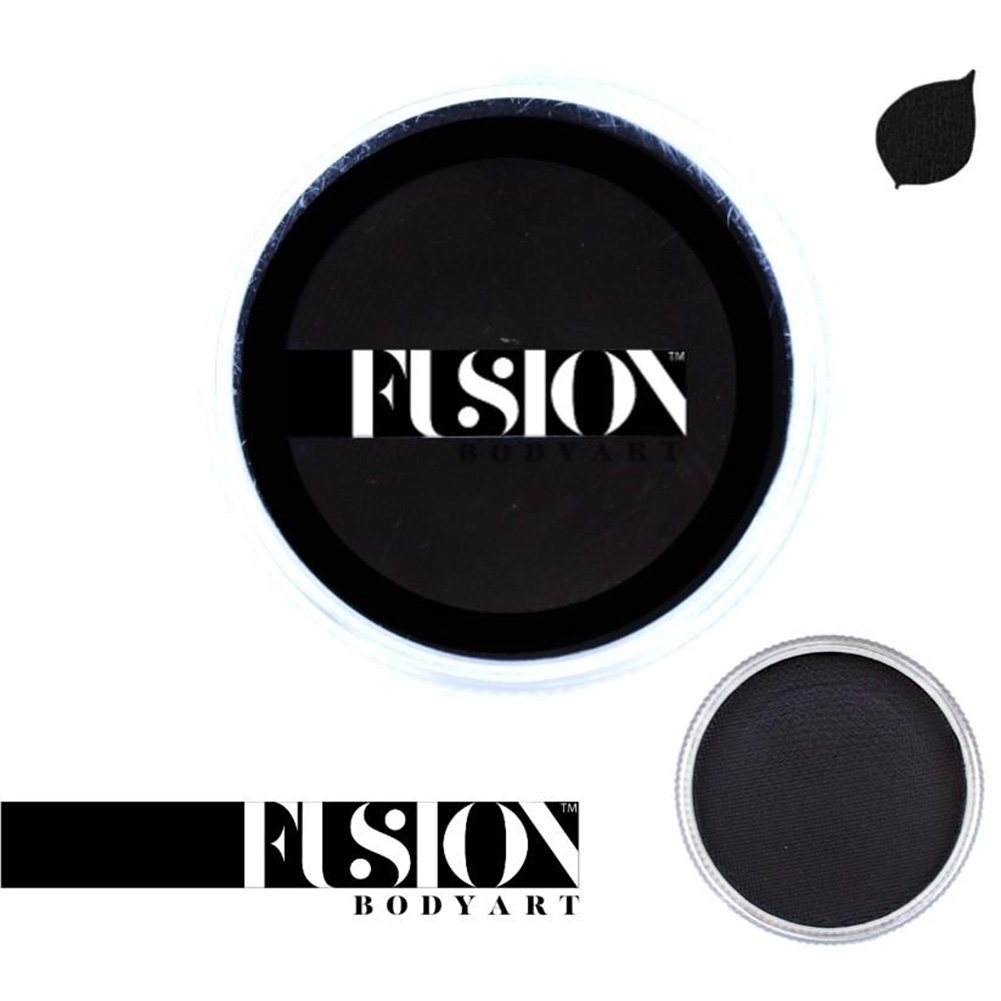Fusion Body Art Face Paint - Prime Strong Black (3 Size Choices!)