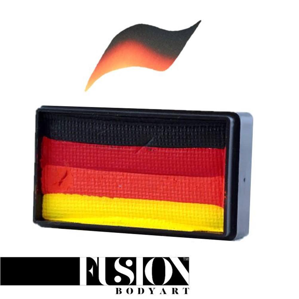 Fusion Body Art 1 stroke Split Cake - Fire Flames (30 gm) | Facepaint ...