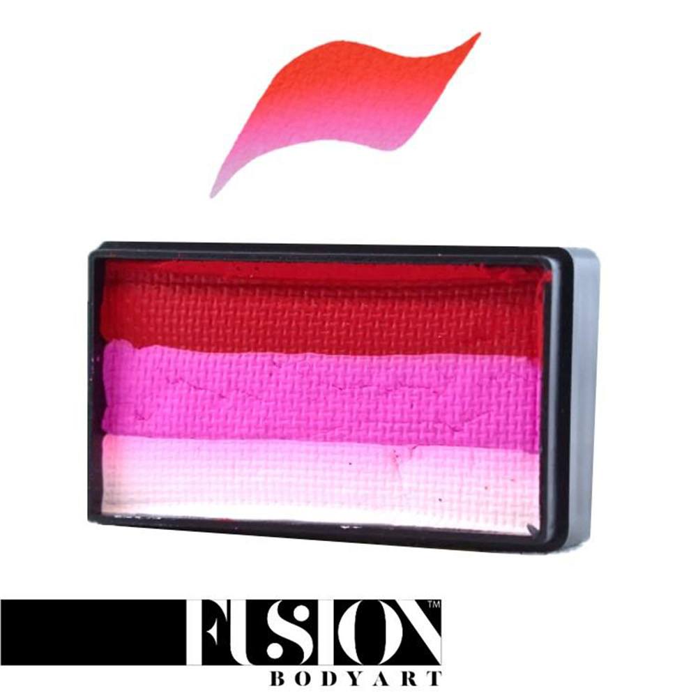 Fusion Body Art 1 Stroke Cake - Bold Rose (30 gm)