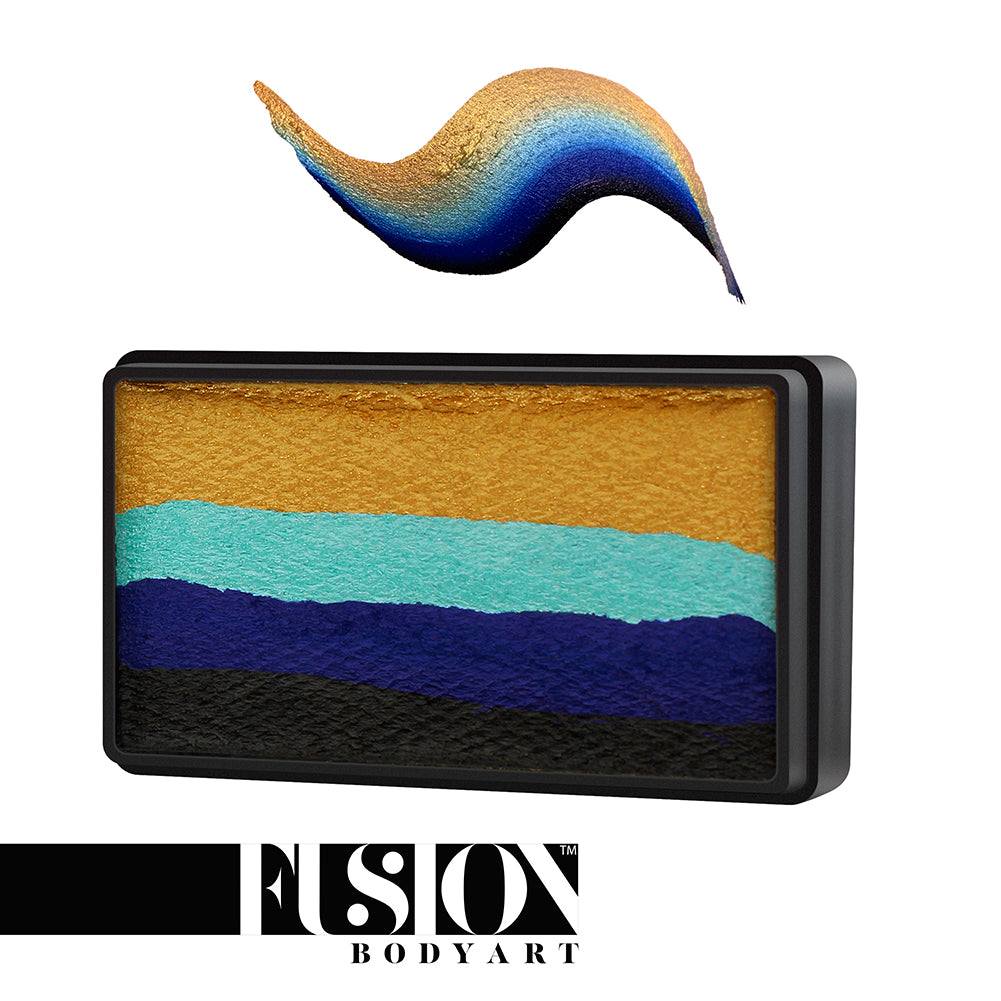 Fusion Body Art Natalee Davies Gold Range Split Cake - Blue Wren (30 gm)