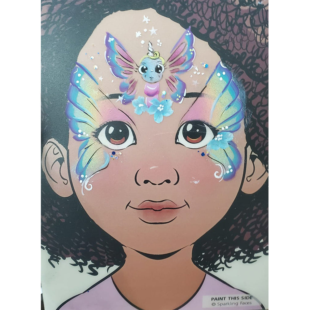 TAP Face Painting Double Stencil - Uni Fish Fairy (105)