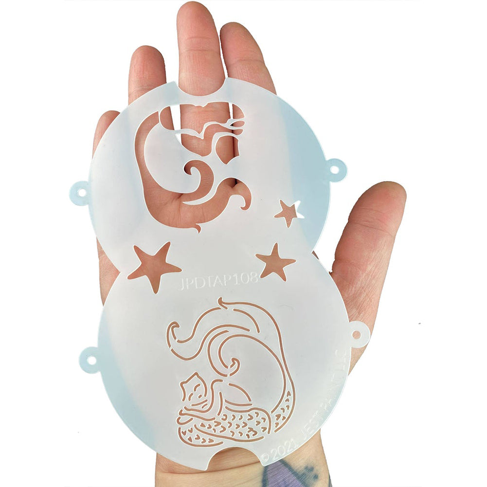 TAP Face Painting Double Stencil - Mermaid with Scales (108)