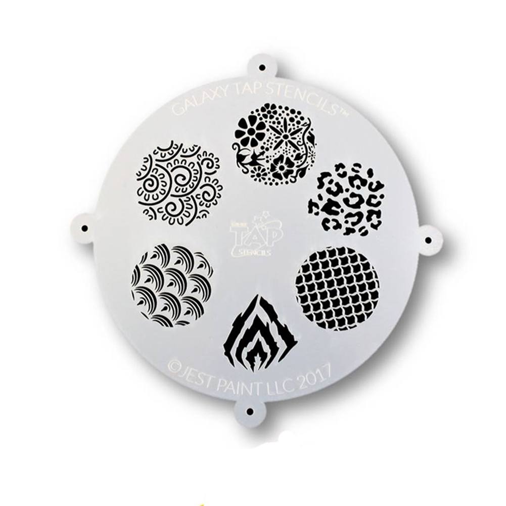 Galaxy TAP Face Painting Stencils Patterns