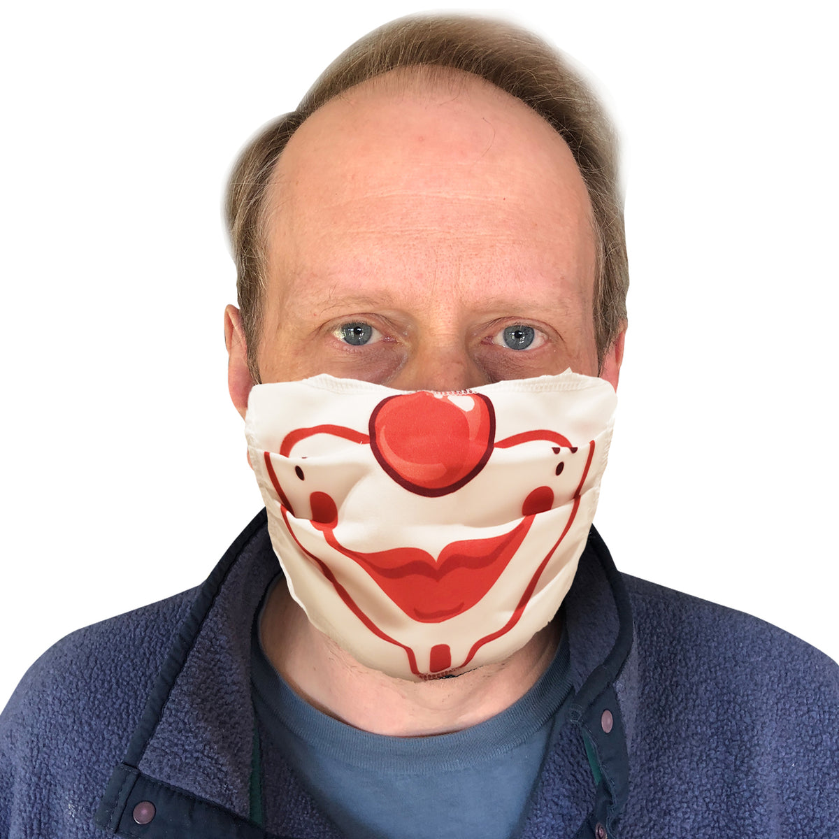 Face Painting Mask Covering - Clown Face Mask - Smile