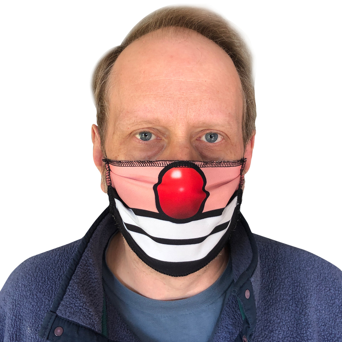Face Painting Mask Covering - Clown Face Mask - Hobo