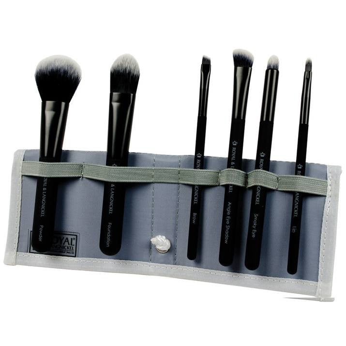 Royal and Langnickel MODA 7-Piece Total Face Brush Set - Black