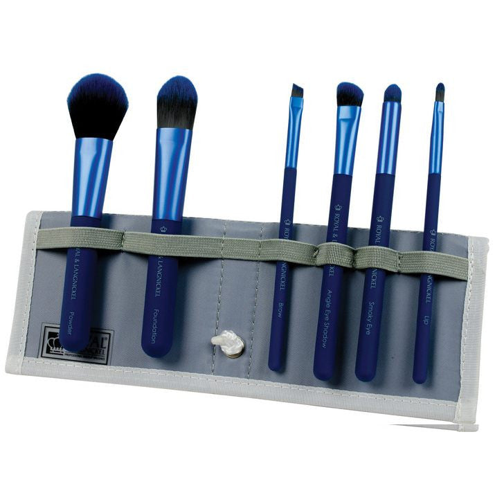 Royal and Langnickel MODA 7-Piece Total Face Brush Set - Blue