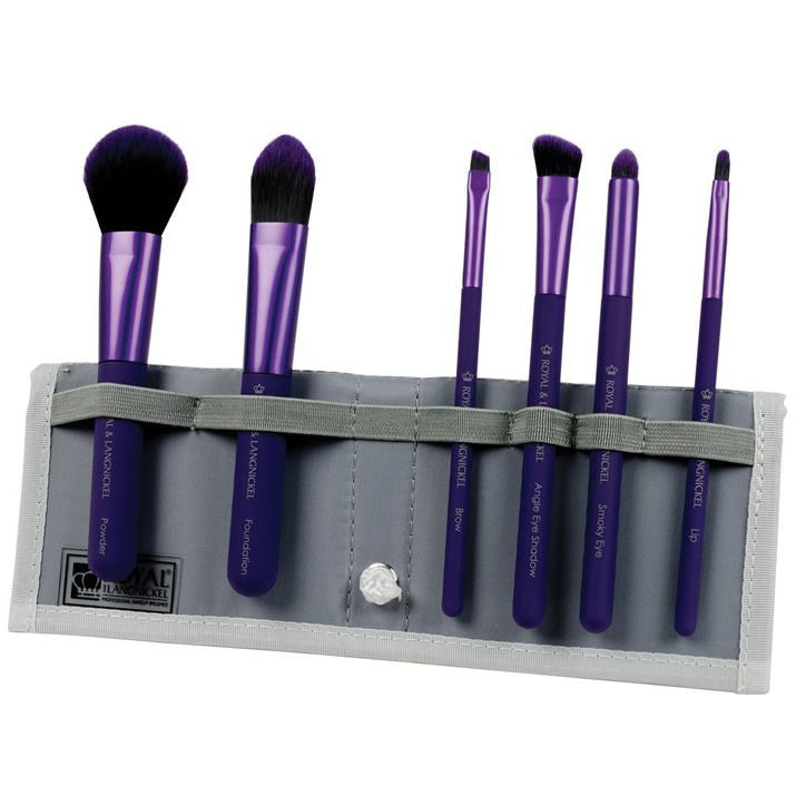 Royal and Langnickel MODA 7-Piece Total Face Brush Set - Purple