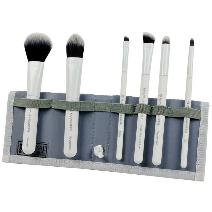 Royal and Langnickel MODA 7-Piece Total Face Brush Set - White