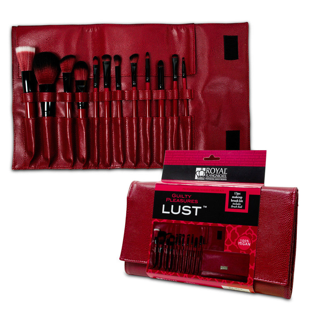 Royal And Langnickel Lust Guilty Pleasures 12-Piece Brush Wrap Kit