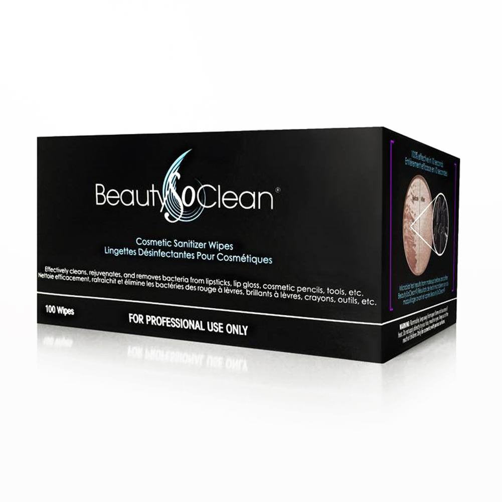 BeautySoClean Cosmetic Sanitizer Wipes (100/Box)