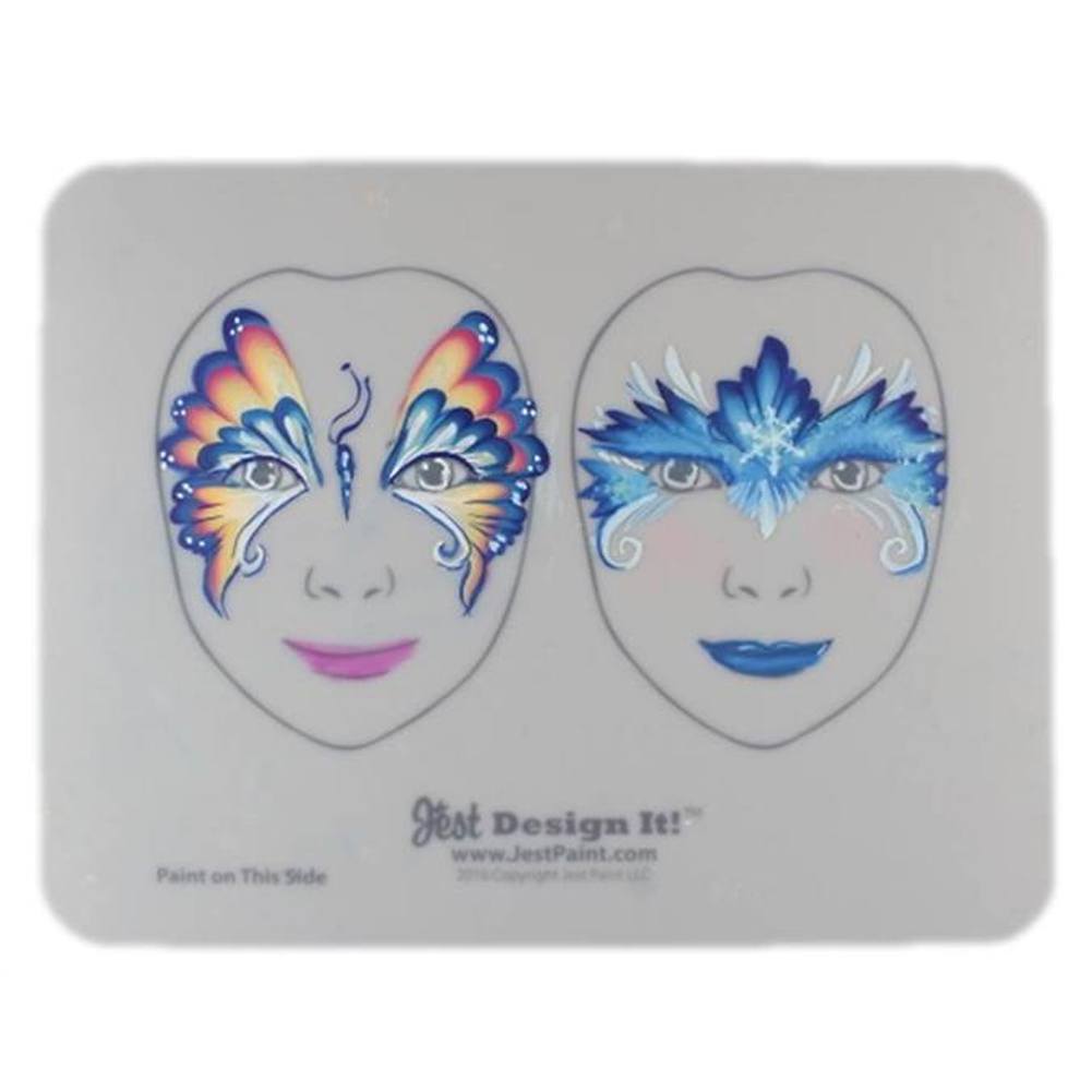 Design It Face Painting Practice Board - 2 Front View Kids