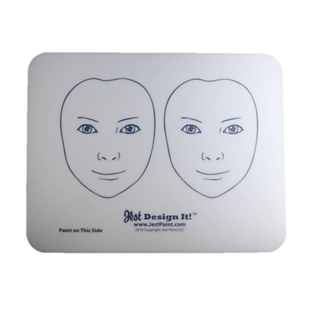 Design It Face Painting Practice Board - 2 Front View Kids