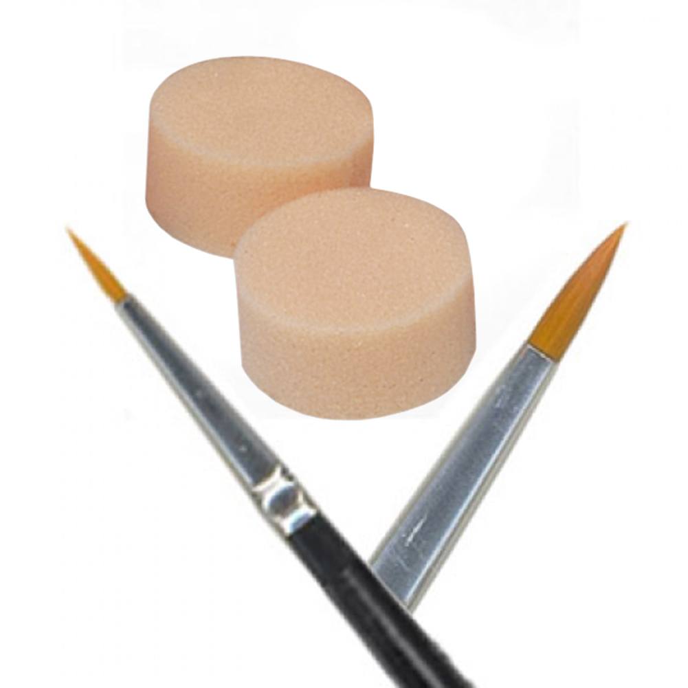 Snazaroo Face Paint Brush Kit w/ Sponge (Small and Medium Brushes