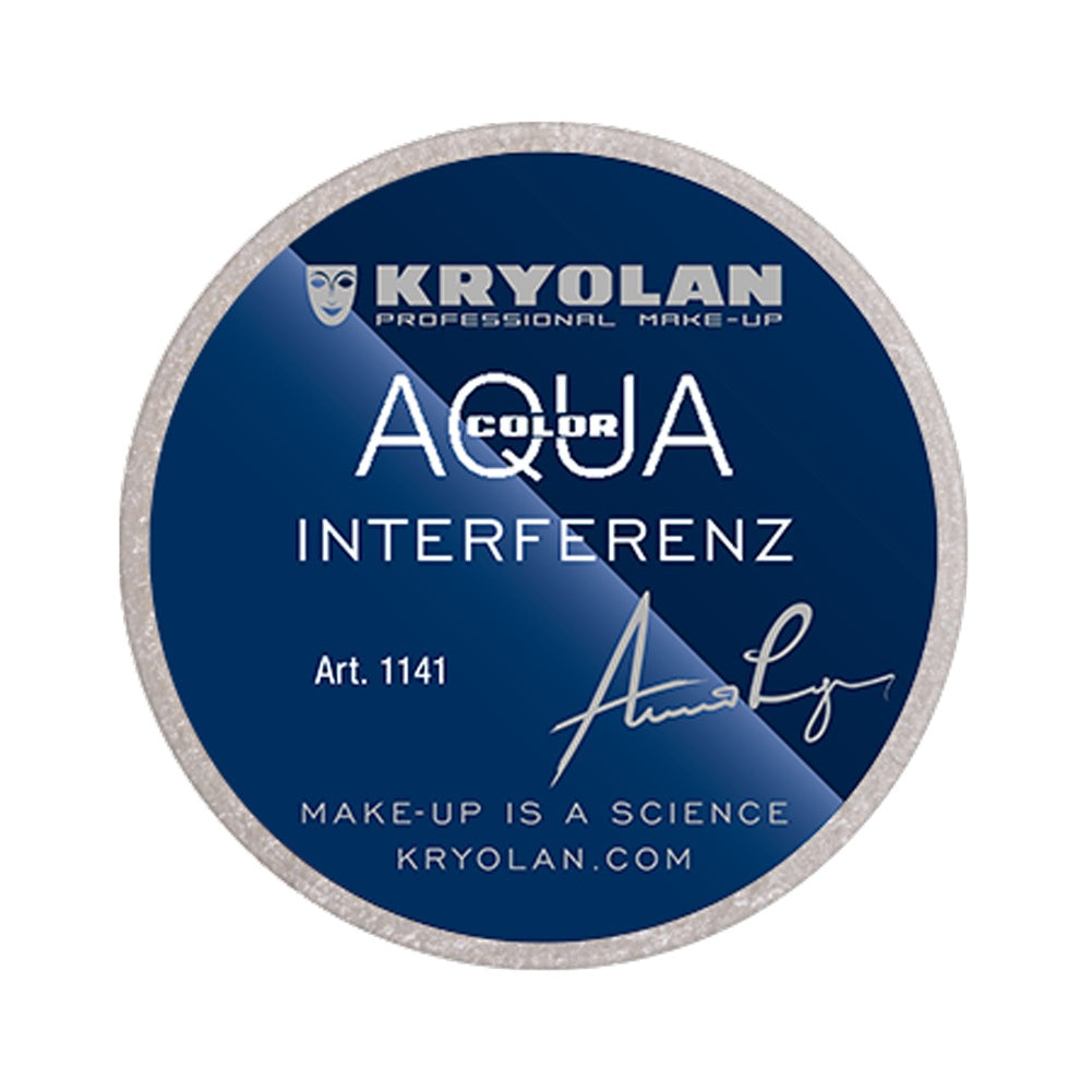 Kryolan Silver Aquacolor - Interferenz Silver G (1 oz/30 ml)