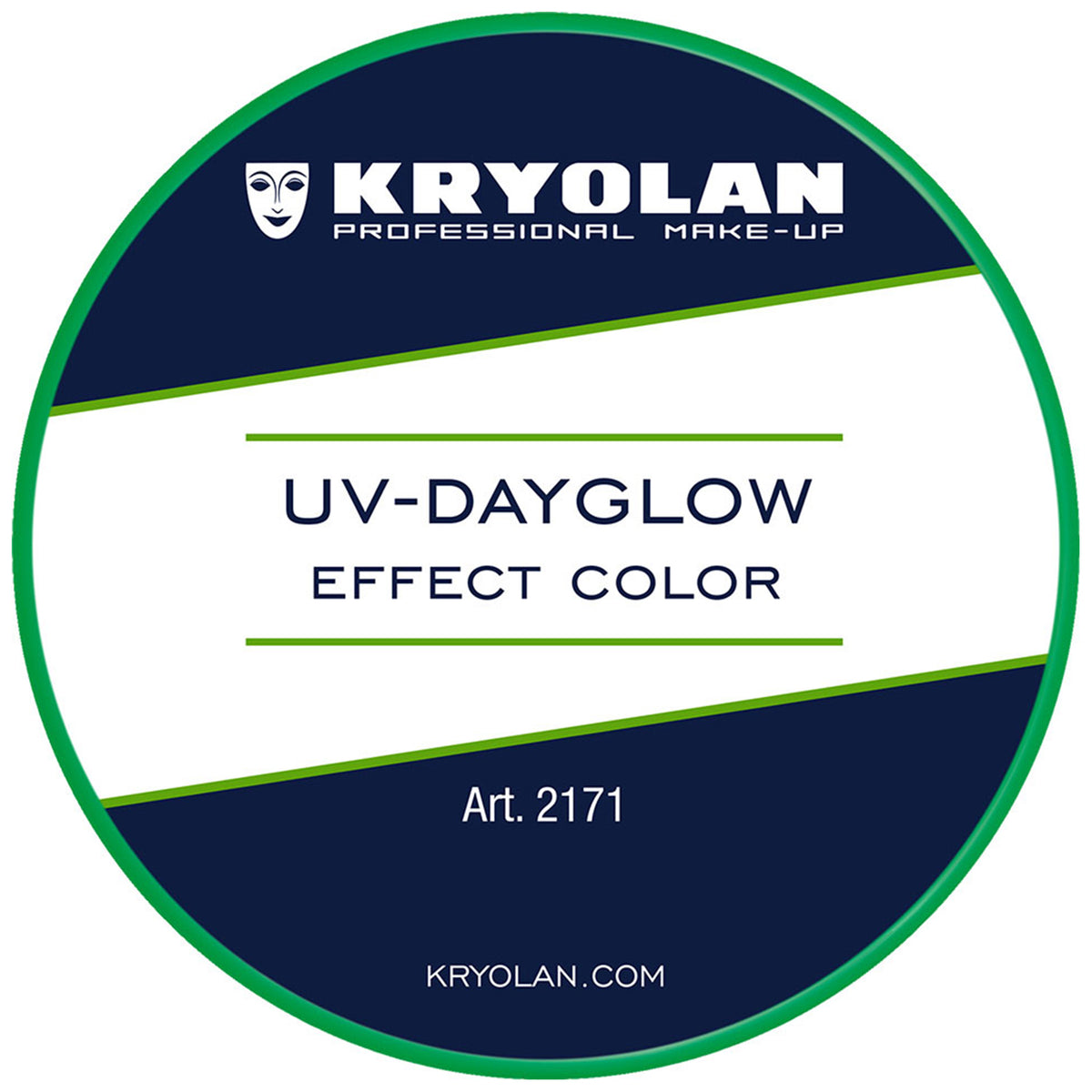 Kryolan UV-Dayglow Effect Color - Lime Green (8 ml)