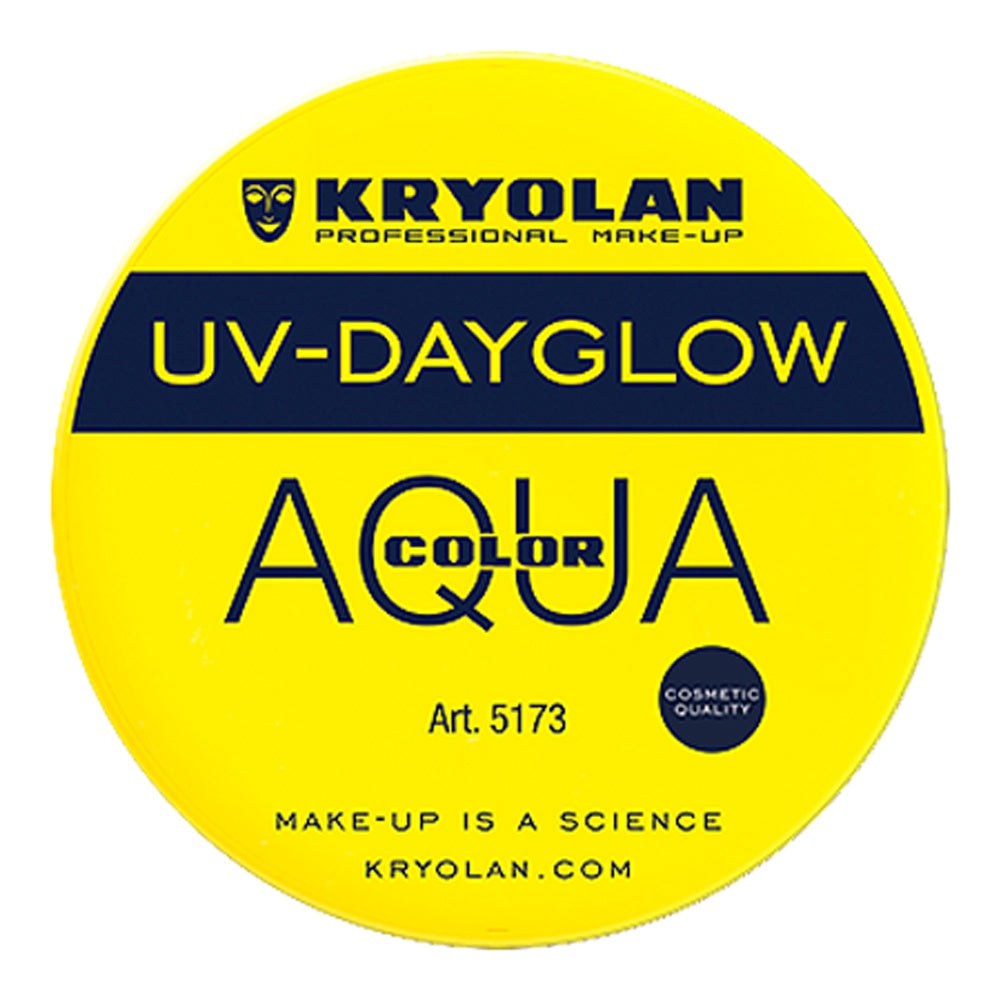 Kryolan Aquacolor Cosmetic Grade UV-Dayglow - Yellow