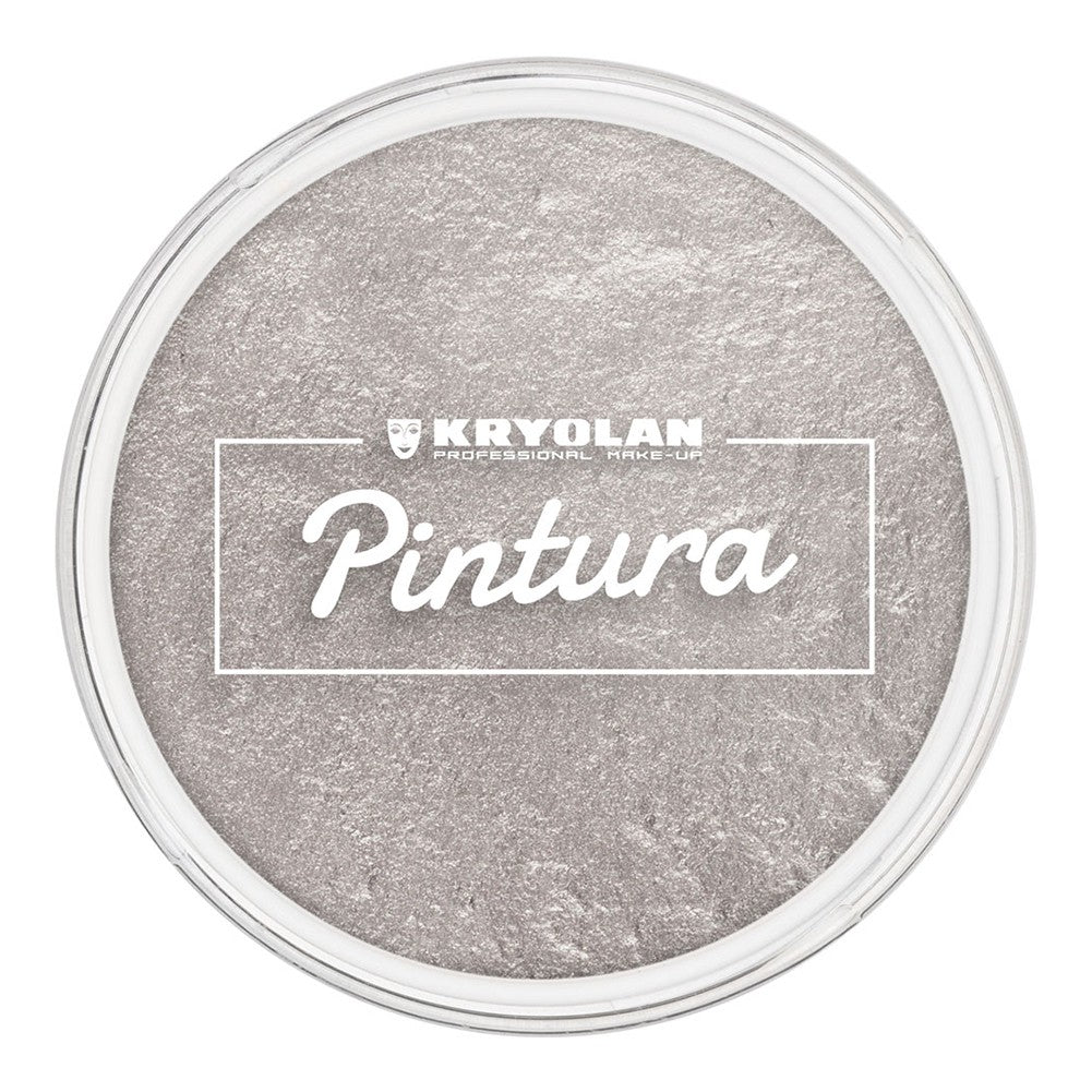Kryolan Pintura Water Color Makeup  - Silver (25 ml/0.85 oz) 