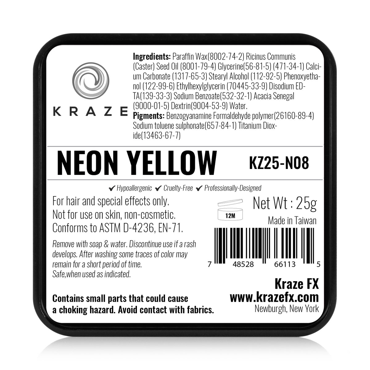 Kraze FX Paint - Neon Yellow (25 gm)