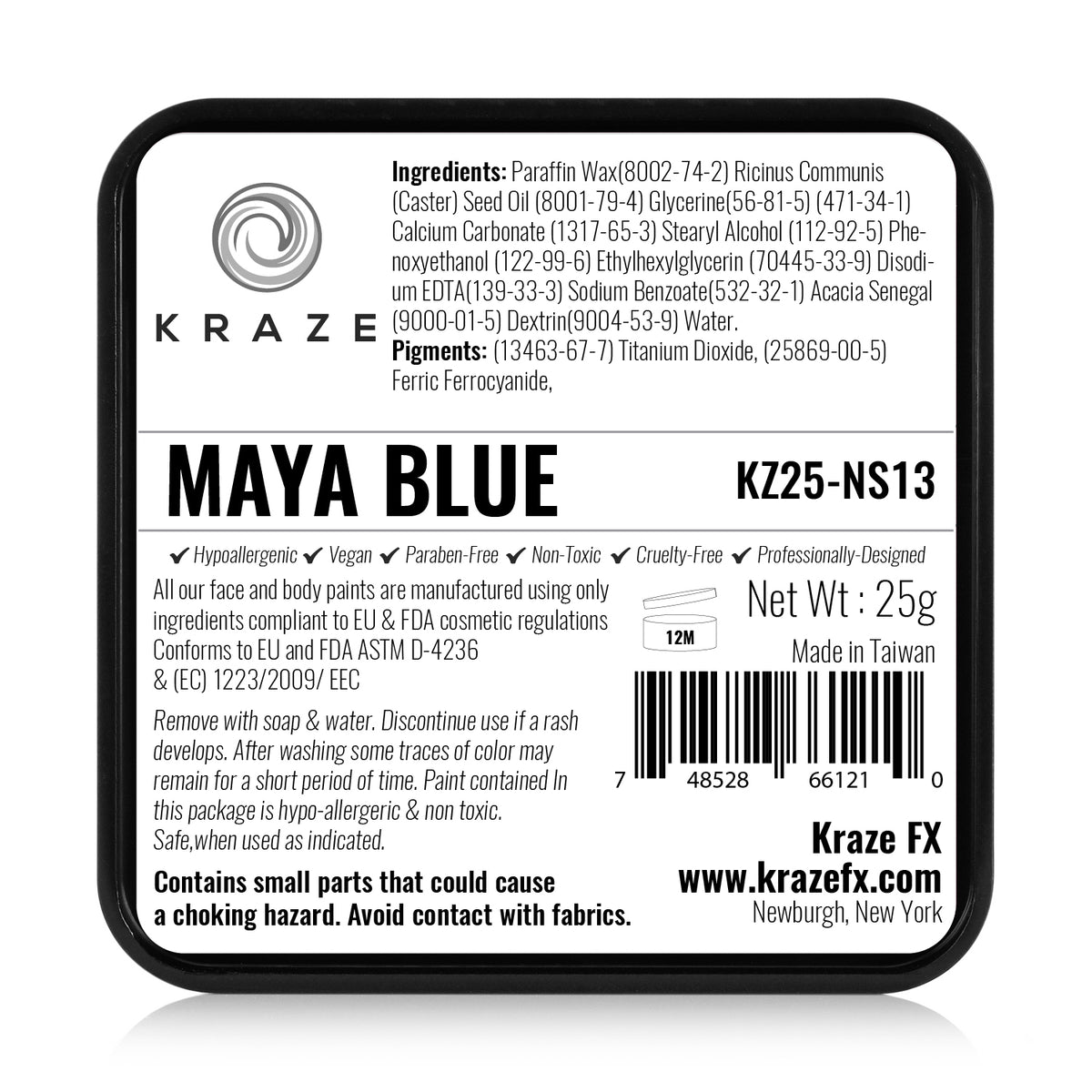 Kraze Square - Non Staining - Maya Blue (25 gm)