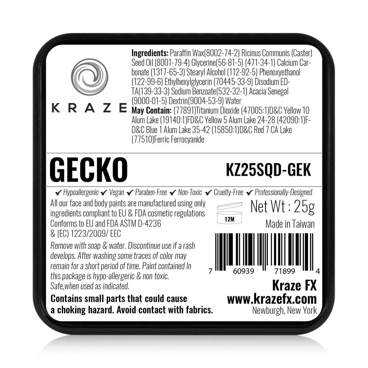 Kraze FX Domed Split Cake - Gecko (25 gm)