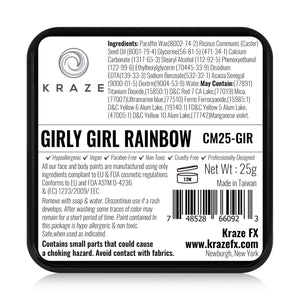 Kraze FX Domed Split Cake - Girly Girl Rainbow (25 gm)