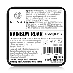 Kraze FX Domed Split Cake - Rainbow Roar (25 gm)