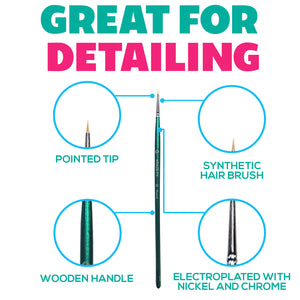 Kraze FX #00 Round Brush (1/16")