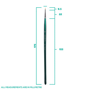 Kraze FX #00 Round Brush (1/16")