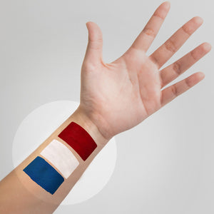 Kraze FX Face Paints - Red, White & Blue Value Pack (25 gm each)