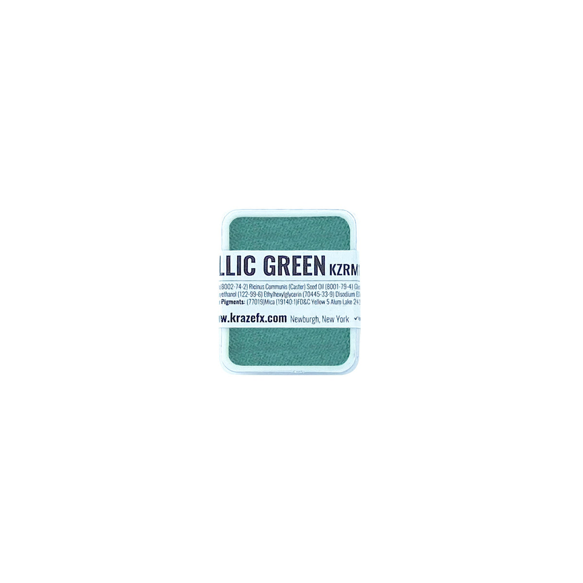 Kraze FX Face Paint Palette Refill - Metallic Green   (0.21 oz/6 gm)