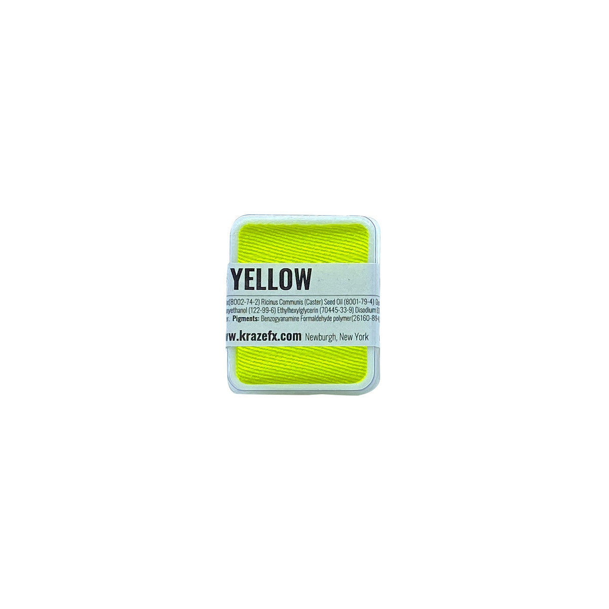 Kraze FX Face Paint Palette Refill - Neon Yellow (0.21 oz/6 gm)