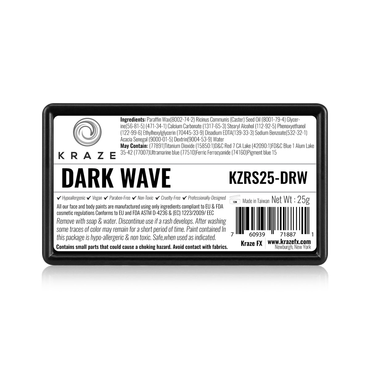 Kraze FX Domed One Stroke Cake - Dark Wave (25 gm)