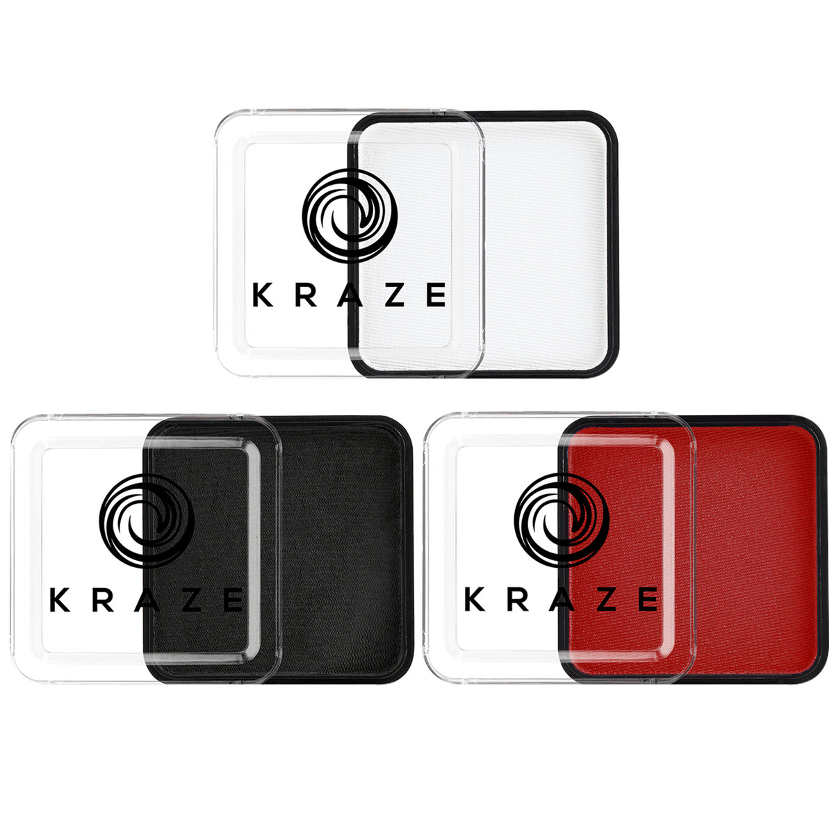 Kraze FX Face Paints - Red, Black &amp; White Value Pack (25 gm each)