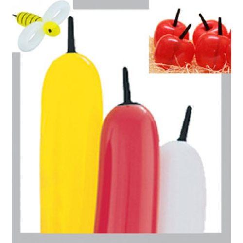 Bee Body Balloons - 3" x 21" (100/bag)