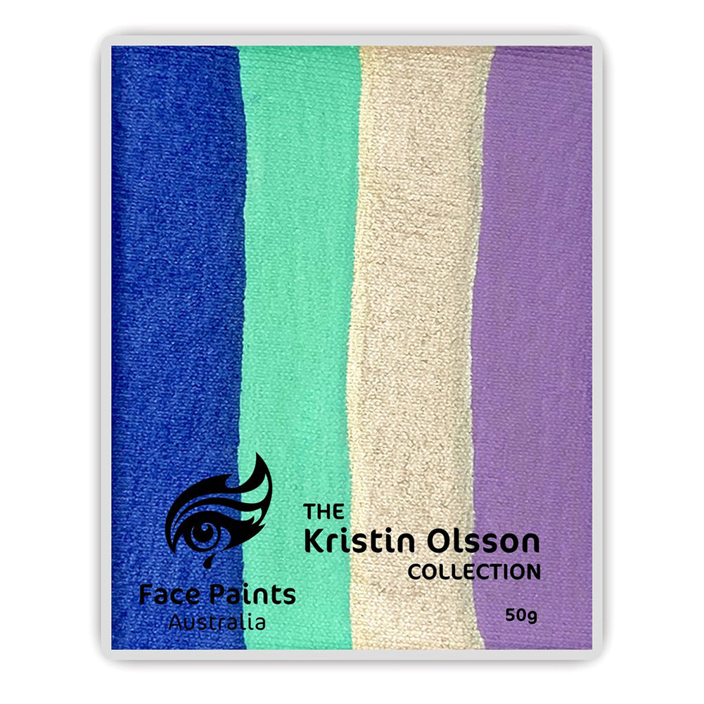 Face Paints Australia - Kristin Olsson Combo Cake - Wisteria (50 gm)