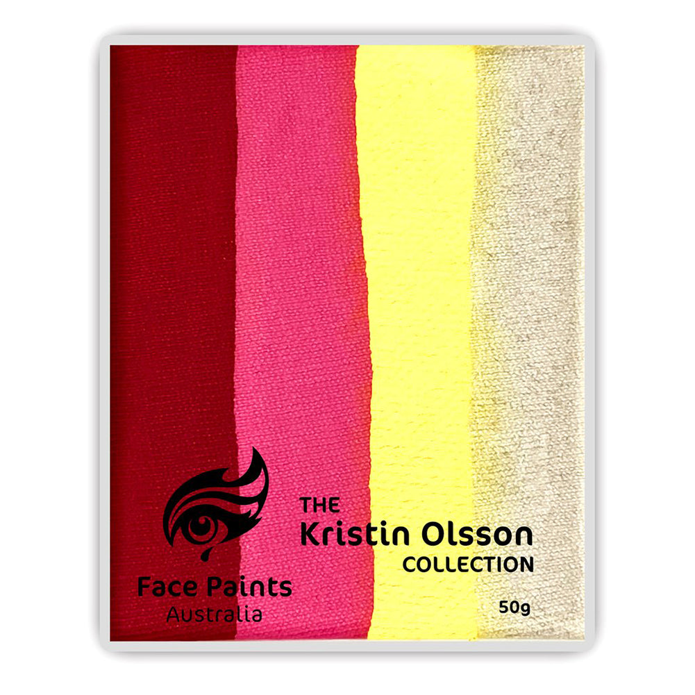 Face Paints Australia - Kristin Olsson Combo Cake - Rosy Maple (50 gm)