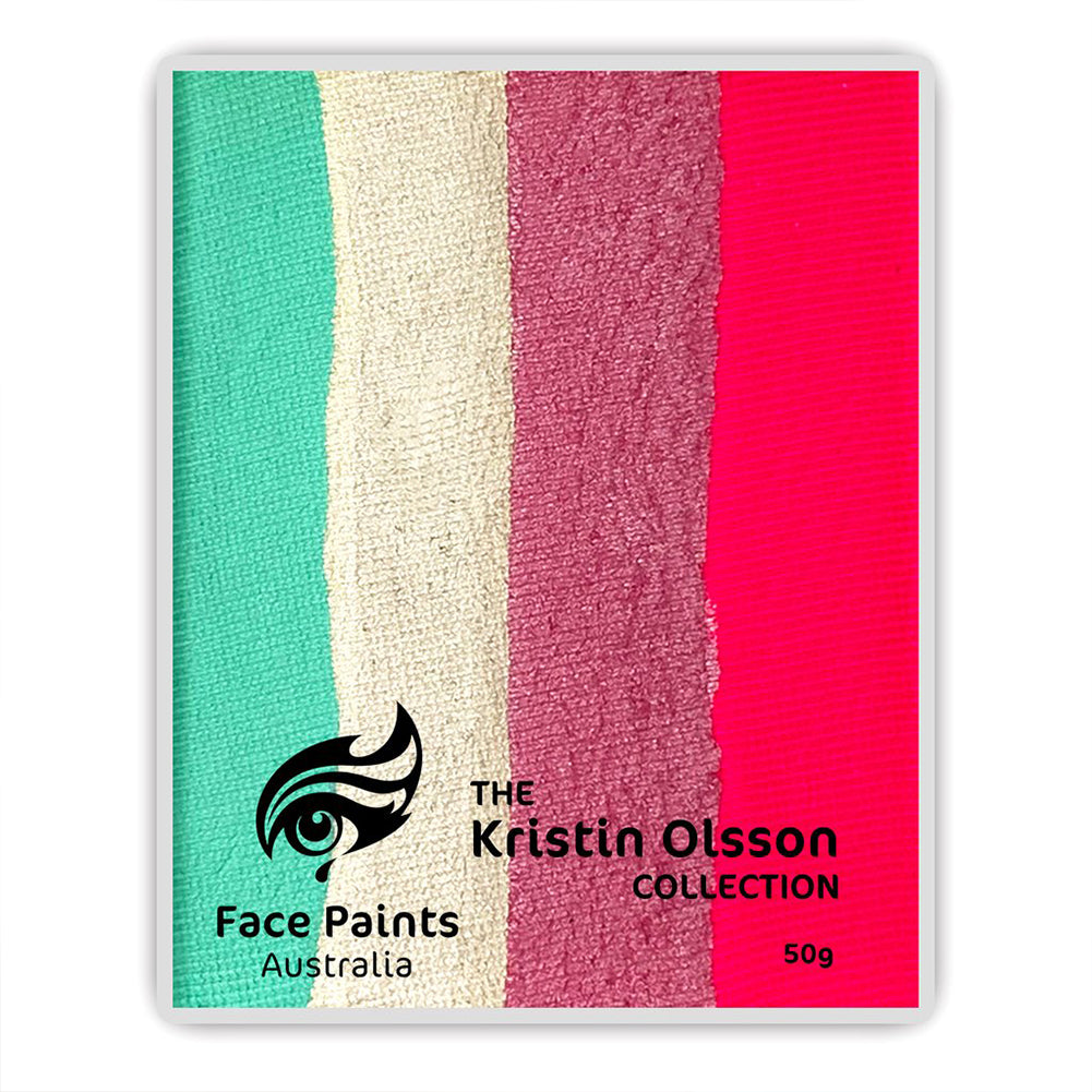 Face Paints Australia - Kristin Olsson Combo Cake - Coral Reef (50 gm)