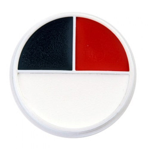 Ben Nye Color Makeup Wheel - RB (Red, White, Black)