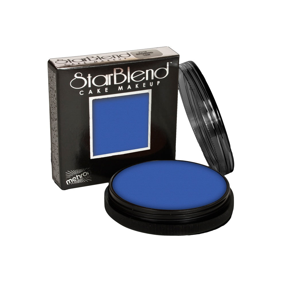 Mehron StarBlend Cake Makeup - Blue (2 oz)