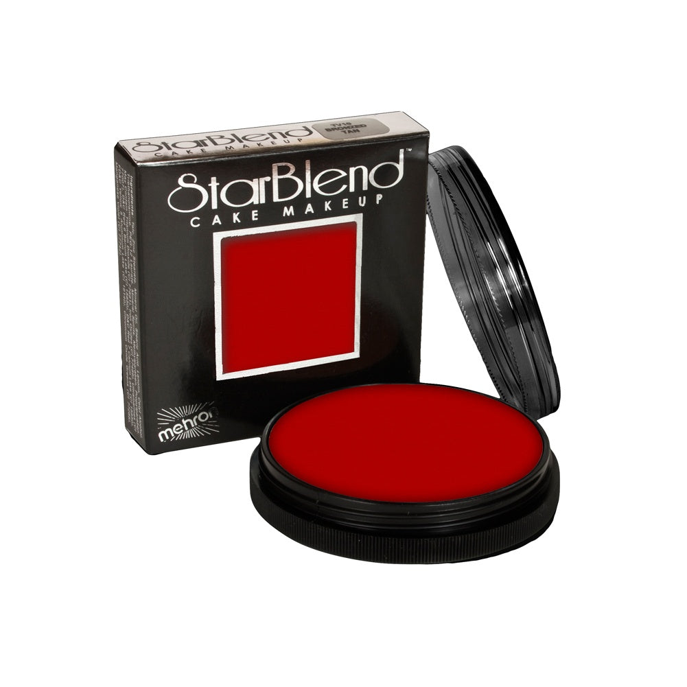 Mehron StarBlend Cake Makeup - Red (2 oz)