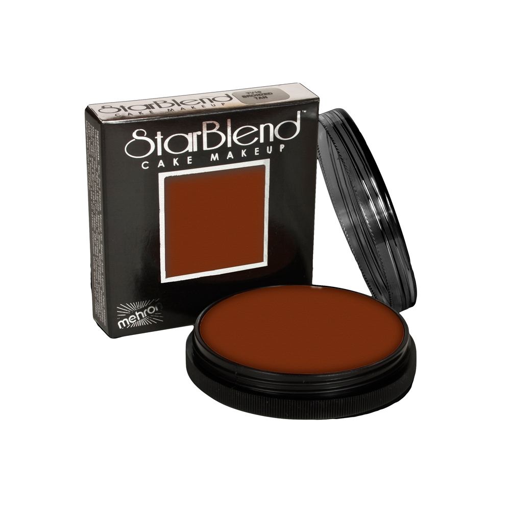 Mehron Brown StarBlend Cake Makeup - Light Cocoa 4C (2 oz)