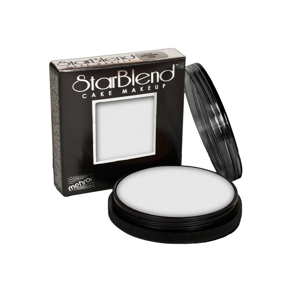 Mehron StarBlend Cake Makeup -  White (2 oz)