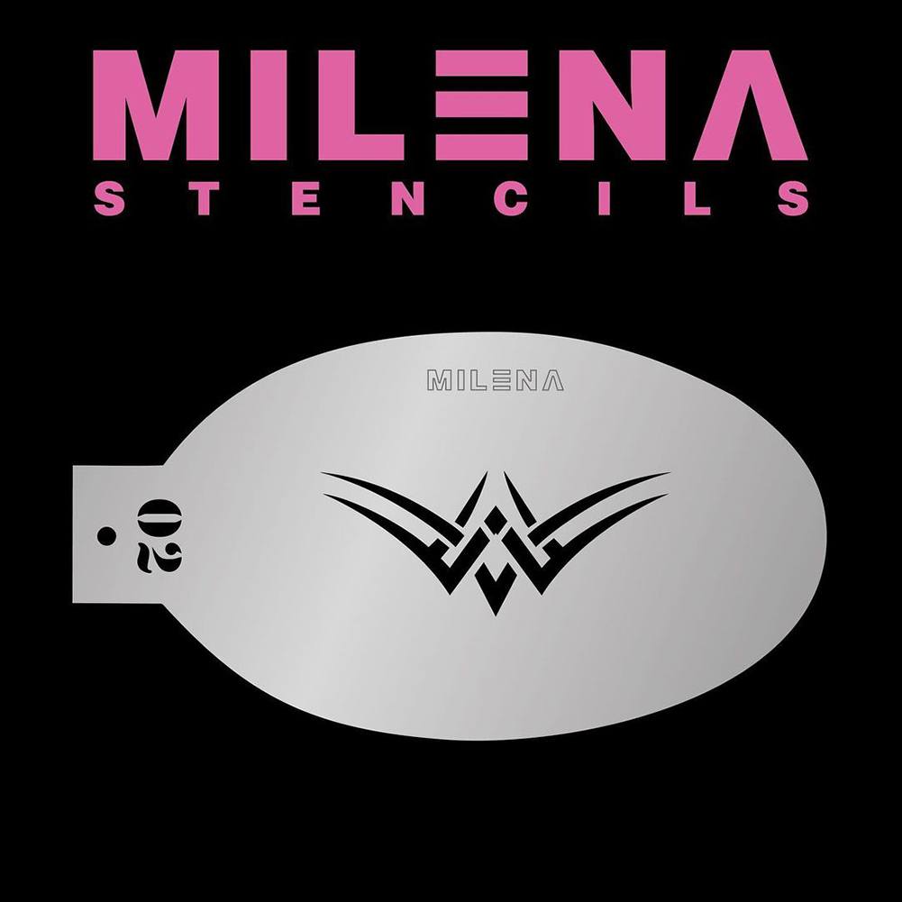 Milena Face Painting Stencils -  Tribal 02